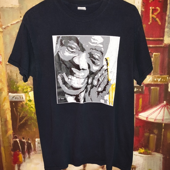Vintage Louis Armstrong tshirt - Picture 1 of 5